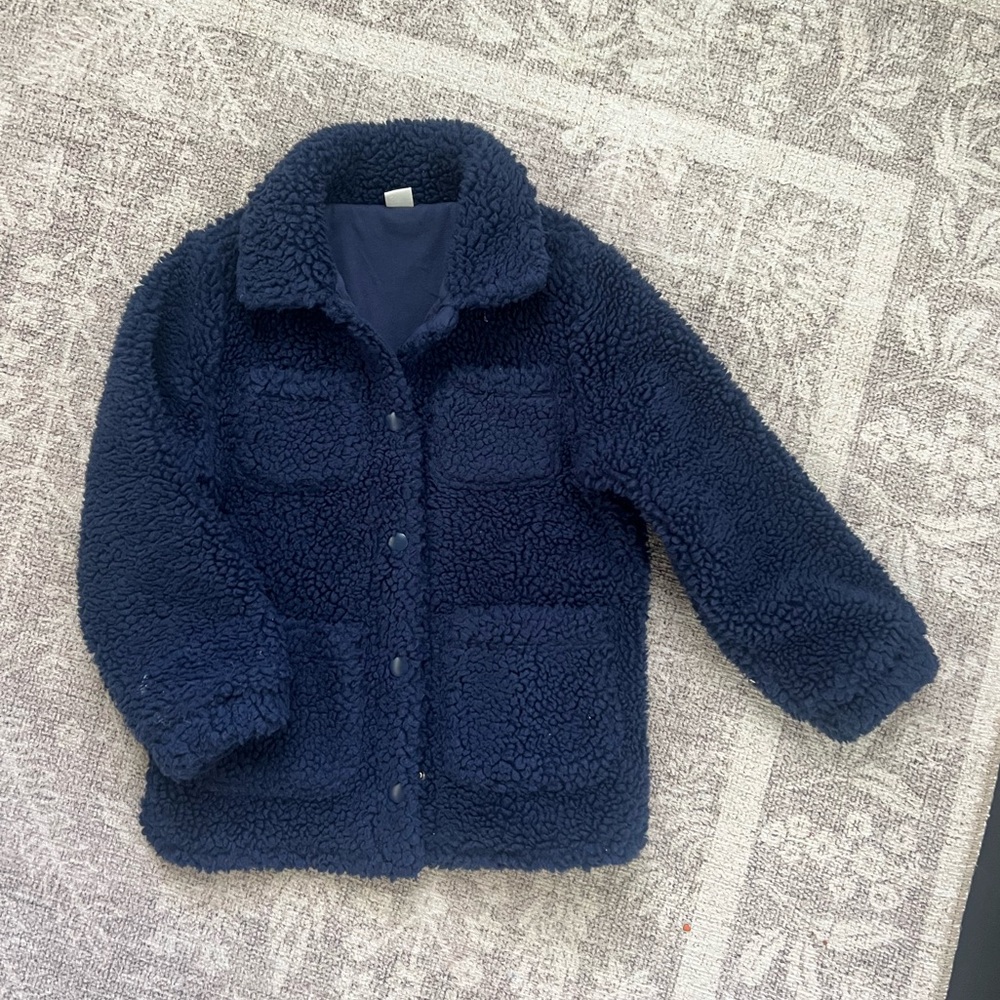 J.Crew Crewcuts girls teddy coat